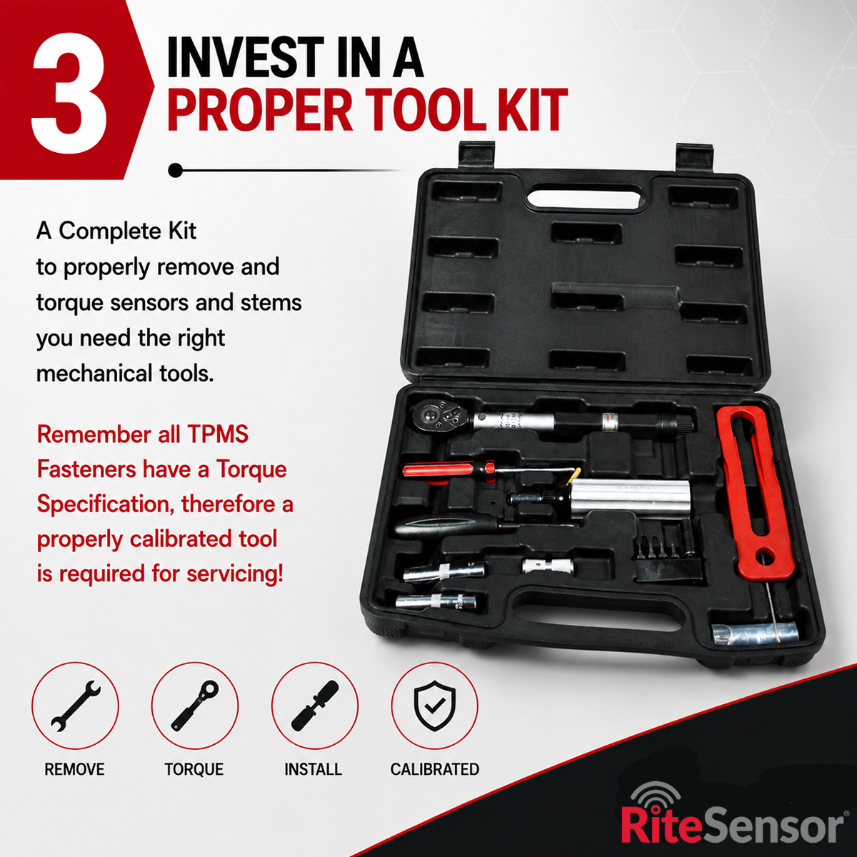 Step 3 TPMS Success - Invest In An Optimum Mechanical Tool Kit